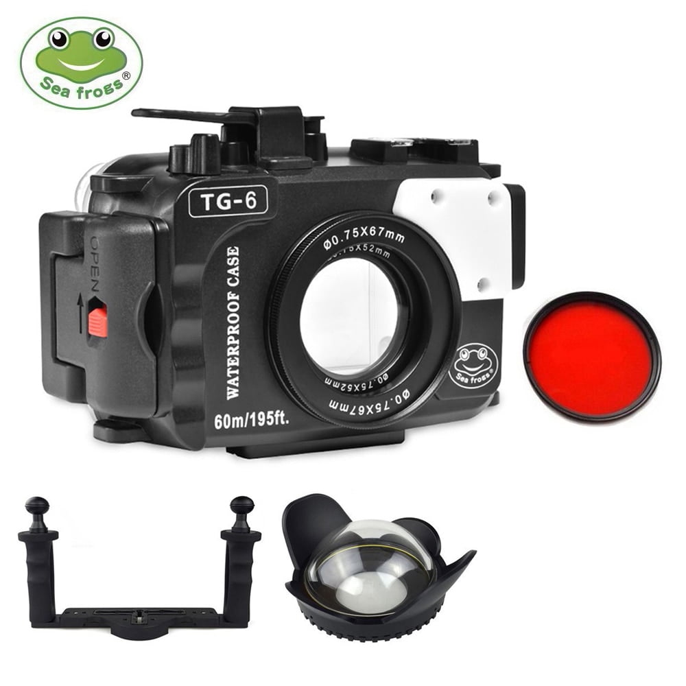 Underwater Camera Case SeaFrogs Waterproof Camera Housing Case For