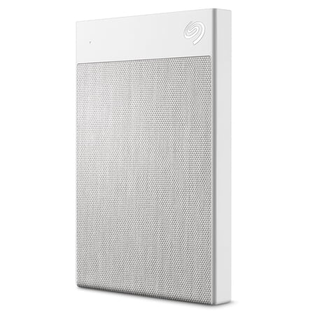 Seagate Backup Plus Ultra Touch 2TB External Hard Drive Portable HDD – White USB-C USB 3.0, 1yr Mylio Create, 2 months Adobe CC Photography, (STHH2000402)