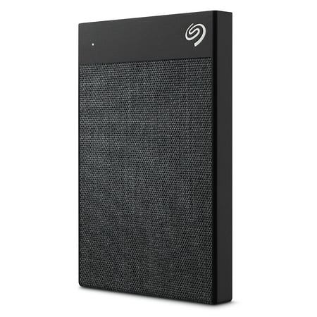 Seagate - Backup Plus Ultra Touch 1TB External USB-C/USB 3.0 Portable Hard Drive with Hardware Encryption - Black