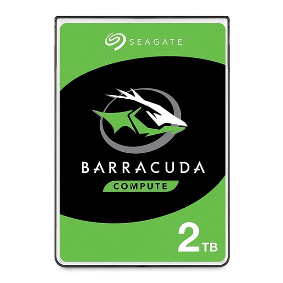 Seagate BarraCuda 2TB Internal Hard Drive HDD - 2.5 Inch SATA 6 Gb/s 5400 RPM 128MB Cache for PC Laptop (ST2000LM015)