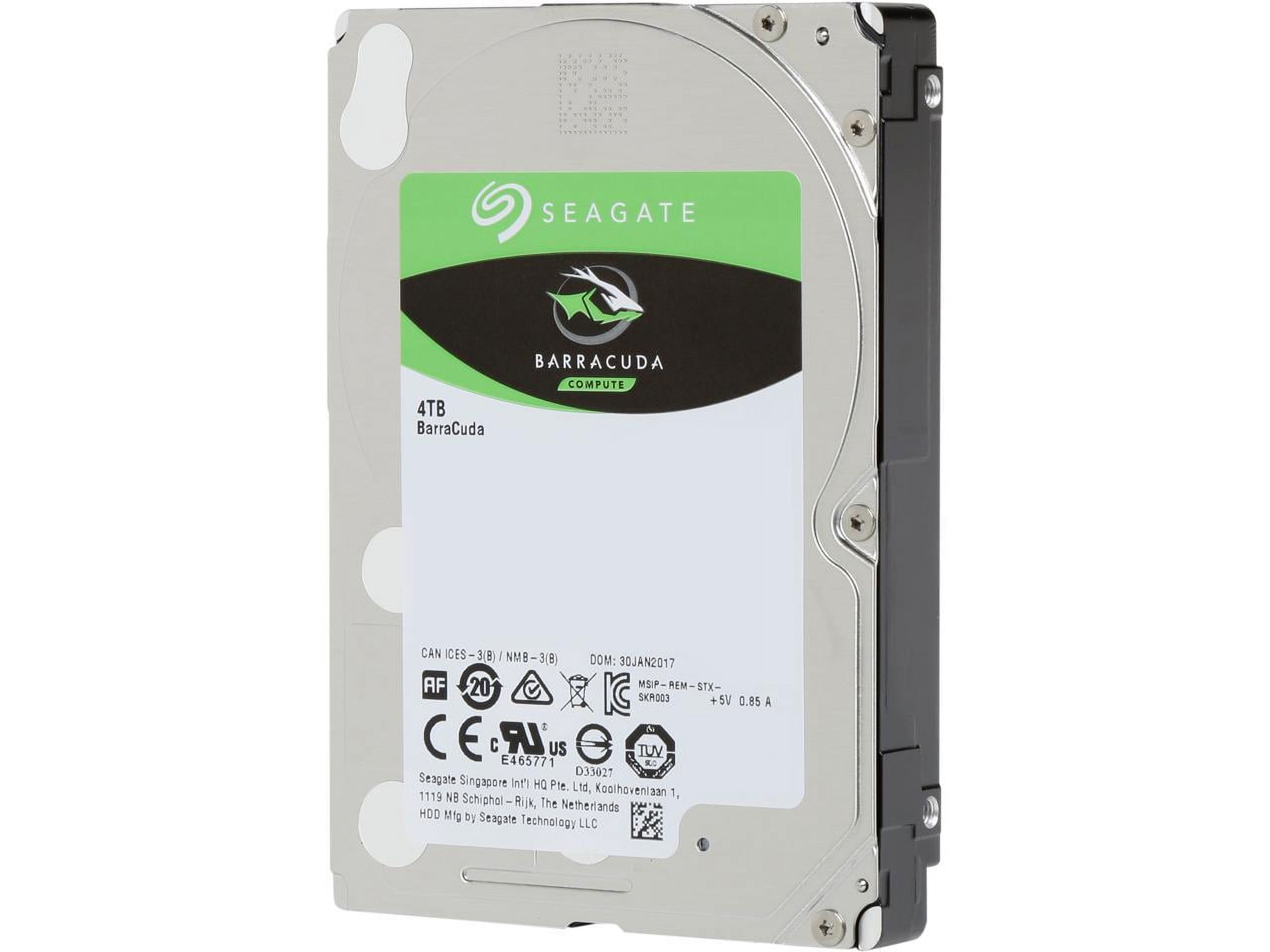 Seagate BarraCuda Mobile Hard Drive 4TB SATA 6Gb/s 128MB Cache 2.5-Inch 15mm (ST4000LM024) - image 1 of 3