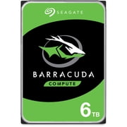 Seagate Barracuda 6TB Internal Hard Drive HDD ? 3.5 Inch SATA 6 Gb/s 5400 RPM 256MB Cache for Computer Desktop PC ST6000DM003