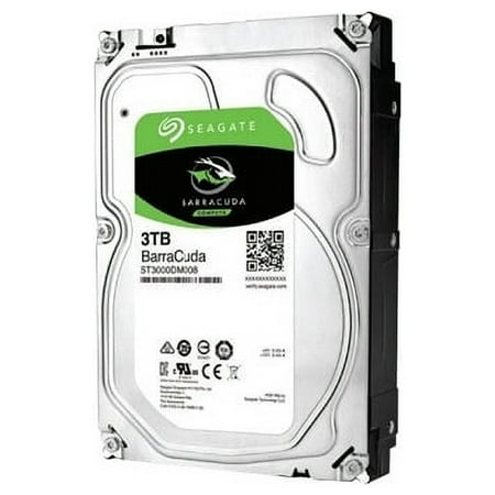 Seagate Barracuda ST3000DM008 - Hard drive - 3 TB - internal - 3.5-inch - SATA 6Gb/s - 7200 rpm - buffer: 64 MB