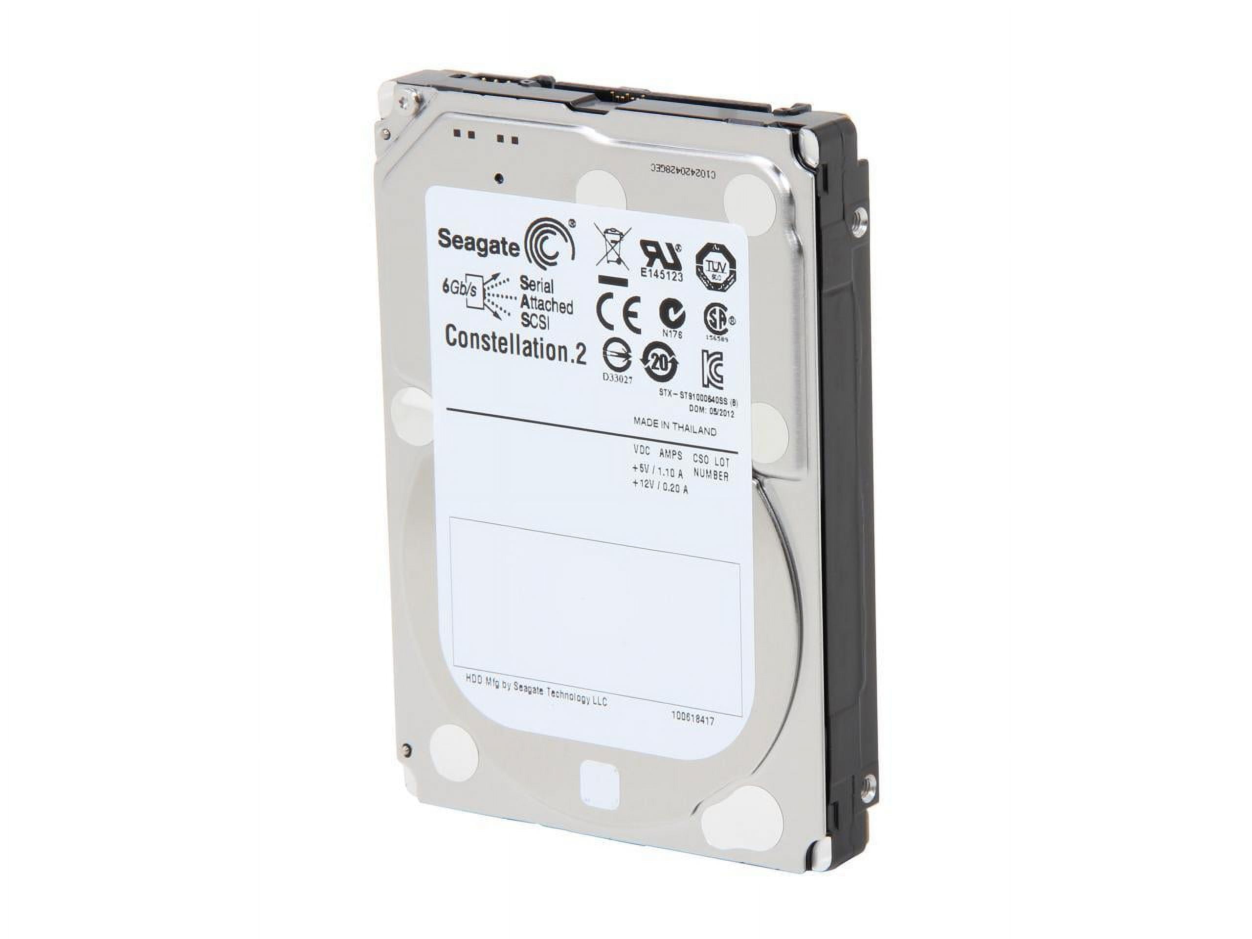 Seagate Constellation.2 ST91000640SS 1TB 7200 RPM 64MB Cache SAS 6Gb/s 2.5" Internal Enterprise Hard Drive Bare Drive