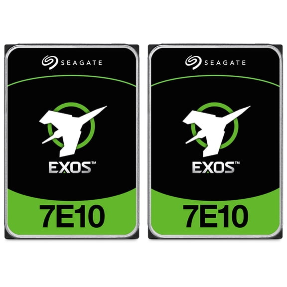 Seagate Exos 7E10 Enterprise 4TB 3.5" 12Gb/s SAS III Internal Hard Drive Kit 2pack