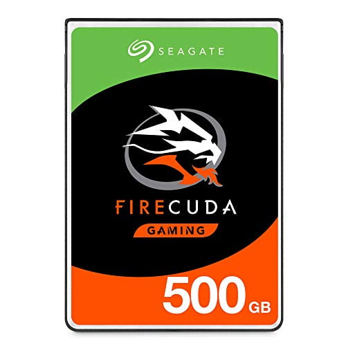 Seagate FireCuda 500GB Solid State Hybrid Drive Performance SSHD 2.5 Inch SATA 6Gb/s Flash Accelerated for Gaming PC Laptop Frustration Free Packaging (ST500LX025)
