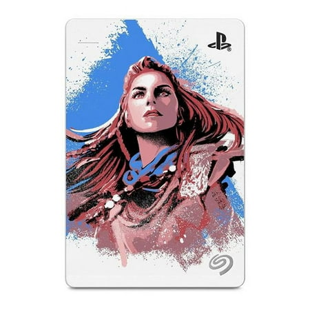 Seagate - Game Drive for PlayStation Consoles Horizon Forbidden West LE 5TB External USB 3.2 Gen 1 Portable Hard Drive - White