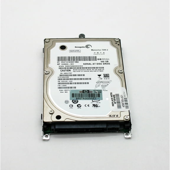 Seagate HP 160gb 72000RPM SATA 9.5mm 2.5" Hard Drive 444804-001