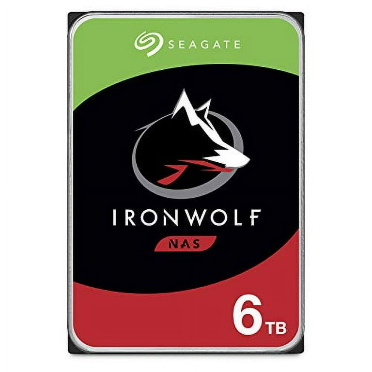 Seagate IronWolf 6TB NAS Internal Hard Drive HDD - CMR 3.5 Inch