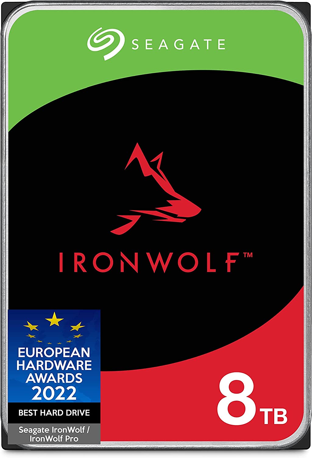 Seagate IronWolf 8TB NAS Internal Hard Drive HDD  3.5 Inch SATA 6Gb/s 7200 RPM 256MB Cache for RAID Network Attached Storage  Frustration Free Packaging (ST8000VNZ04/N004)