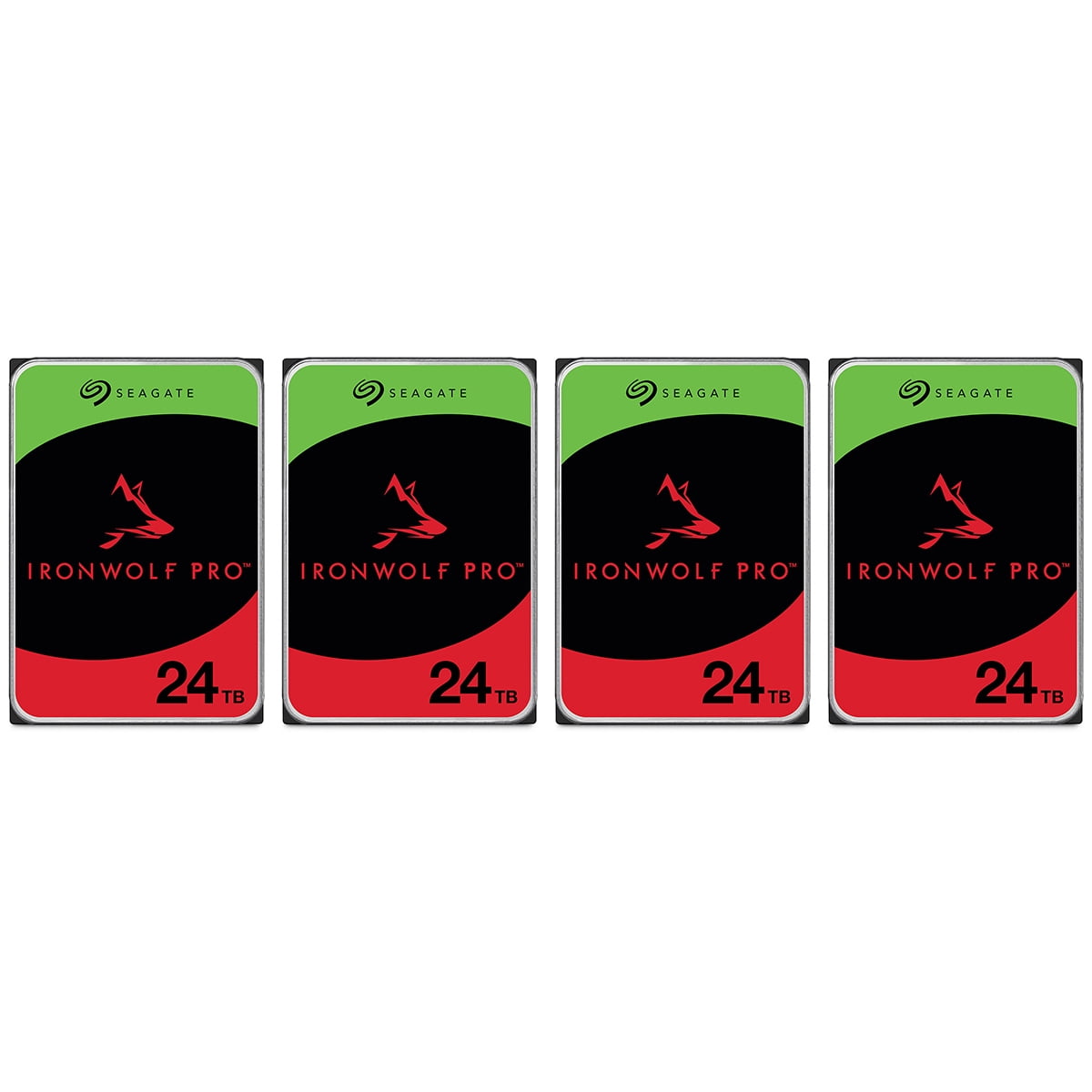 Seagate IronWolf Pro 24TB 3.5" SATA III Internal NAS Hard Drive Kit 4pk