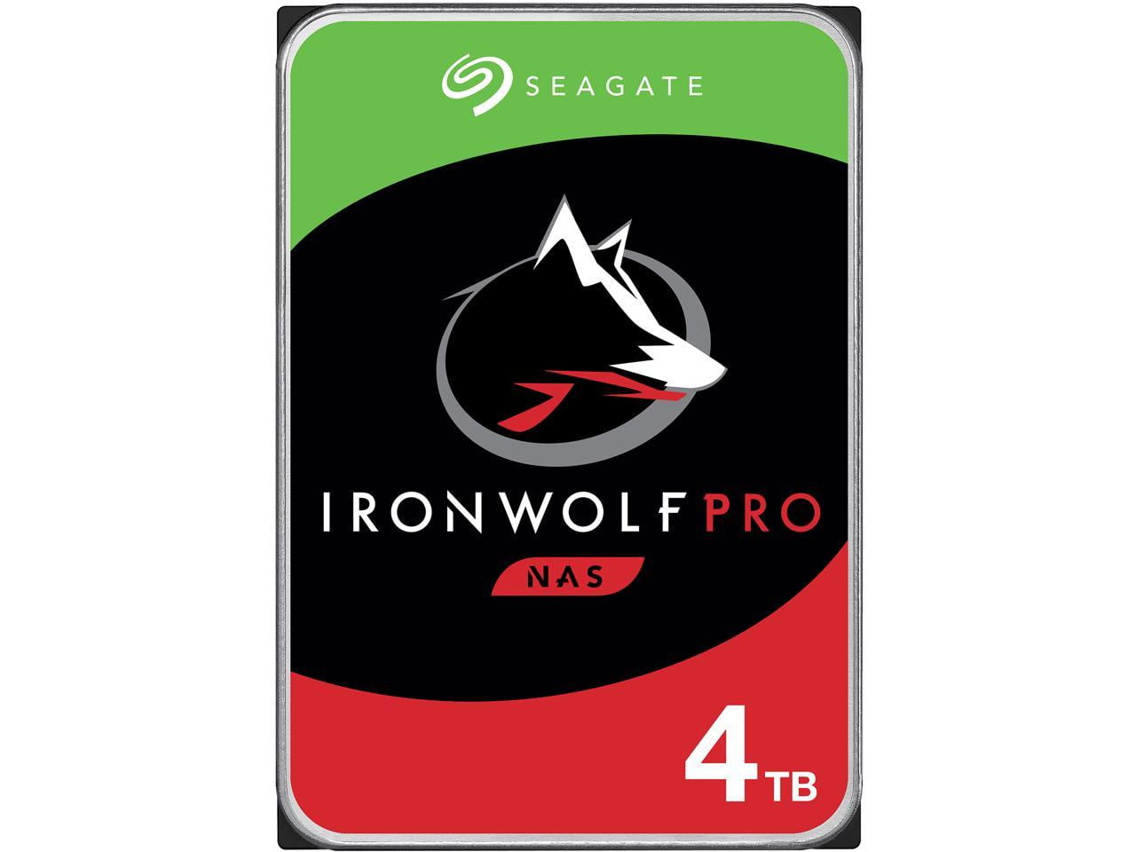 Seagate IronWolf Pro 4TB NAS Internal Hard Drive HDD – 3.5 Inch SATA 6Gb/s  7200 RPM 128MB Cache for RAID Network Attached Storage, Data Recovery