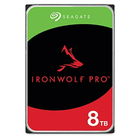 Seagate IronWolf Pro,Enterprise NAS Internal HDD –CMR 3.5 Inch, SATA 6 Gb/s, 7,200 RPM, 256 MB Cache for RAID Network Attached Storage