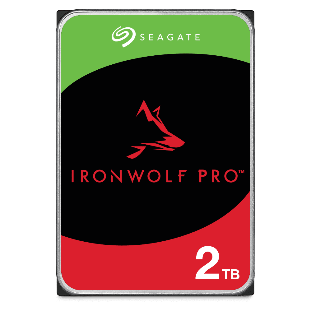Seagate IronWolf Pro 2TB NAS Internal Hard Drive with Rescue Data Recovery Services