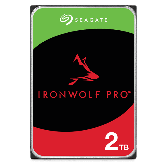 Seagate IronWolf Pro 2TB NAS Internal Hard Drive with Rescue Data Recovery Services
