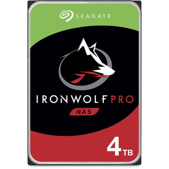 Seagate IronWolf Pro ST4000NT001 4TB 7200 RPM 256MB Cache SATA 6.0Gb/s 3.5" Internal Hard Drive