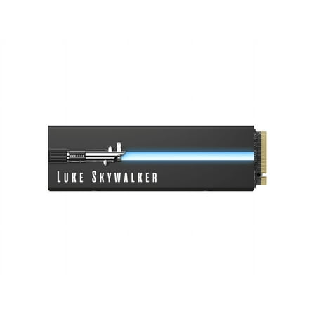 Seagate - Lightsaber FireCuda 2TB Internal SSD PCIe Gen 4 x4 NVMe with RGB LED Lightsabers