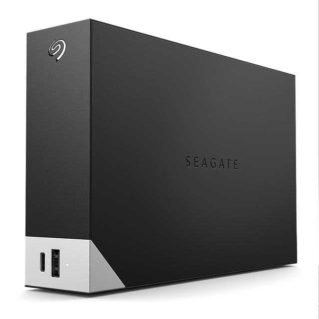 Seagate One Touch Hub 18TB External USB-C and USB 3.0 Desktop Hard Drive  - Black (STLC18000400)