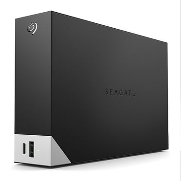 Seagate One Touch Hub 20TB External USB-C and USB 3.0 Desktop Hard Drive with Rescue Data Recovery Services - Black (STLC20000400)