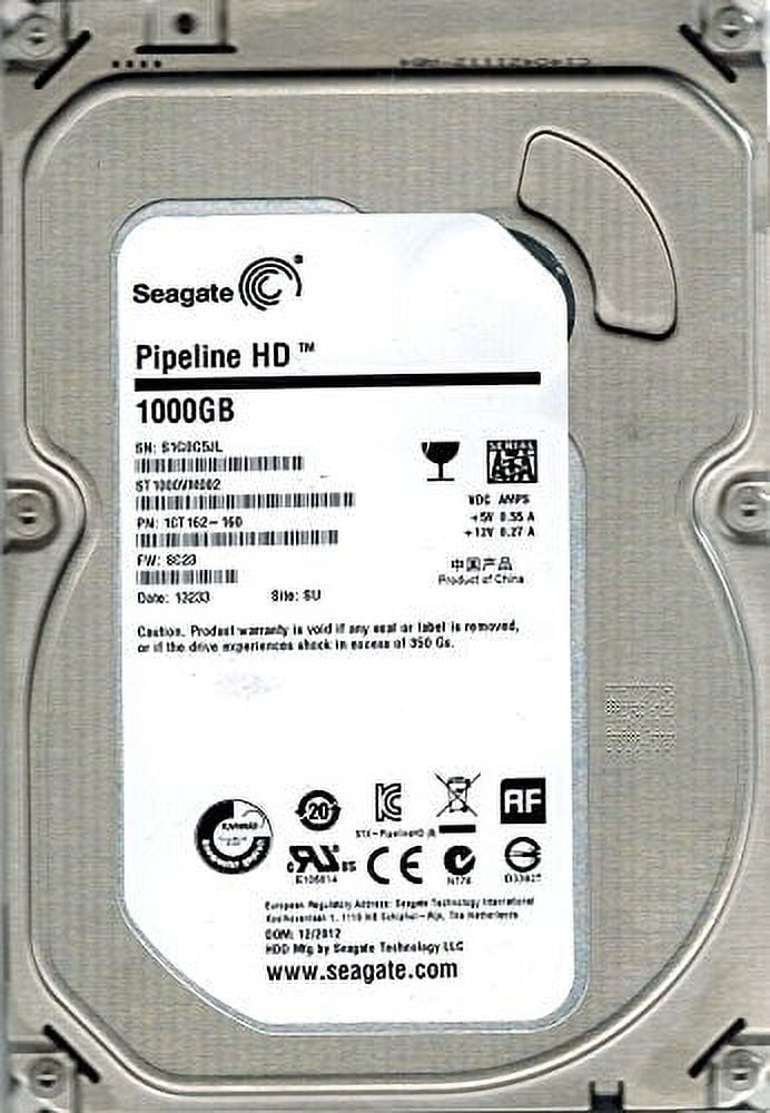 Seagate ST1000VM002 Pipeline HD 1 TB interne harde schijf - zwart