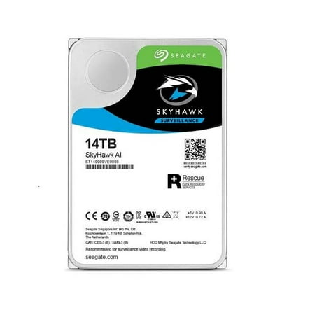 Seagate ST14000VE0008 SkyHawk AI 14TB SATA 256MB 3.5 HDD