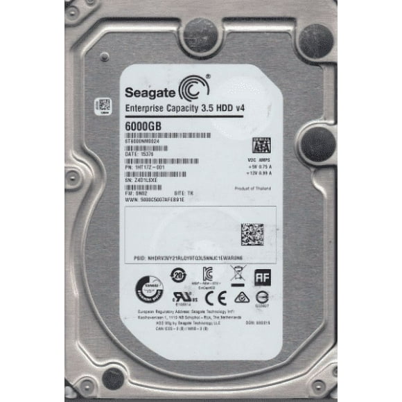 Seagate ST6000NM0024 6TB Enterprise Nearline V.4 24x7 SATA 3 HDD 512E