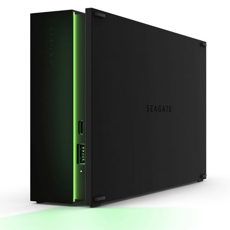 Seagate - Game Drive for Xbox 8TB External USB 3.2 Gen 1 Desktop Hard Drive with Certified Xbox Green LED Lighting - Black