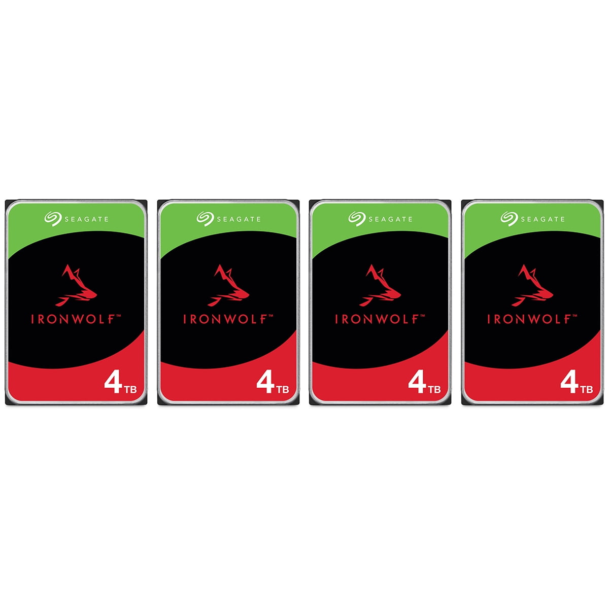 Seagate 4TB IronWolf 5400 RPM SATA III 3.5" Internal NAS HDD 4pk