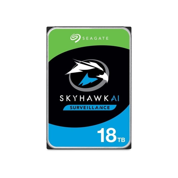 Seagate SkyHawk AI ST18000VE002 18 TB Hard Drive 3.5" Internal SATA SATA/600