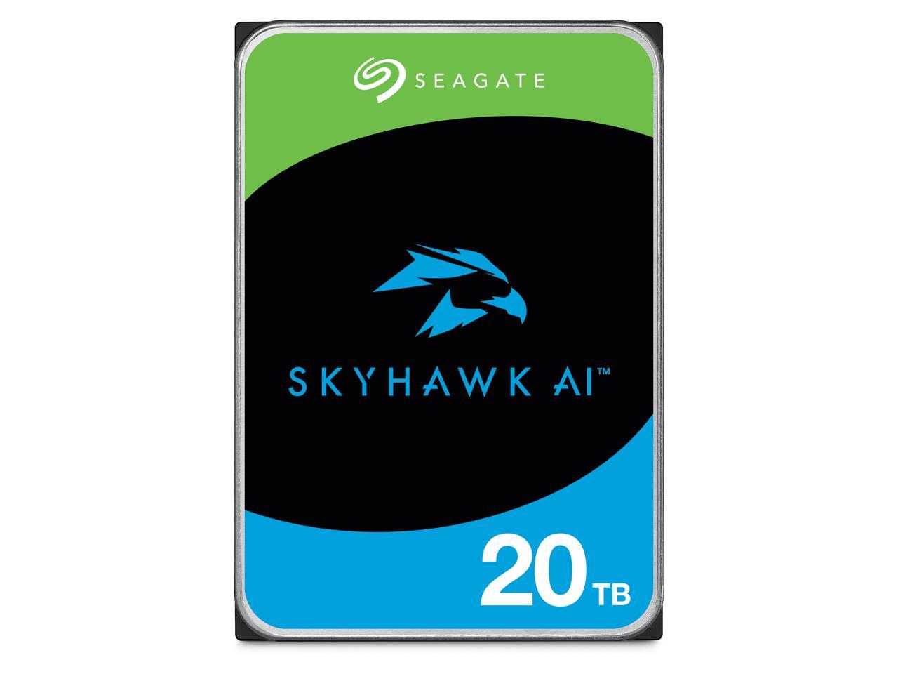 Seagate SkyHawk AI ST20000VE002 20TB 7200 RPM 256MB Cache SATA 6.0Gb/s 3.5" Internal Hard Drive - image 1 of 4