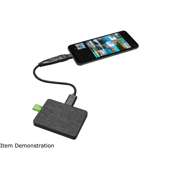 Seagate Ultra Touch STJW500401 - Hard drive - 500 GB - external (portable) - USB 3.0 - black