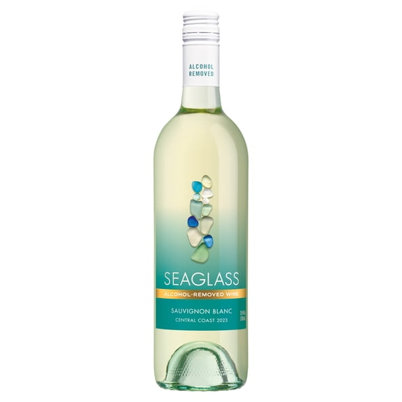 SEAGLASS Alcohol Removed Sauvignon Blanc White Wine, 750mL Wine Bottle