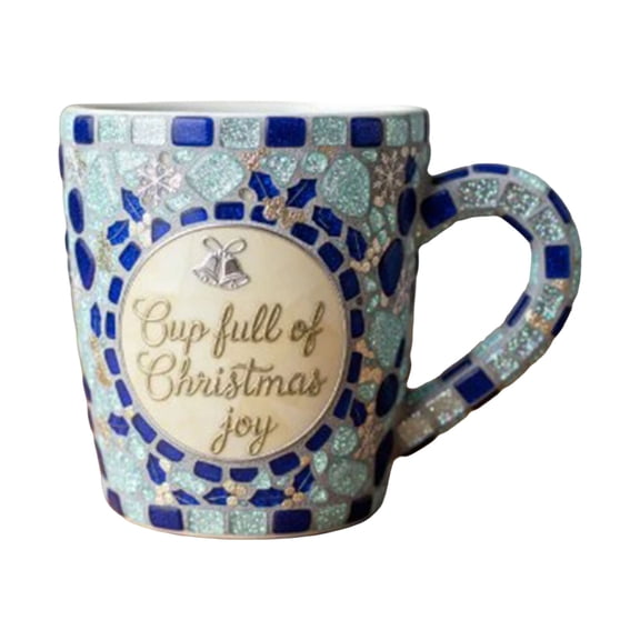 Seaglass Cup Full Of Christmas