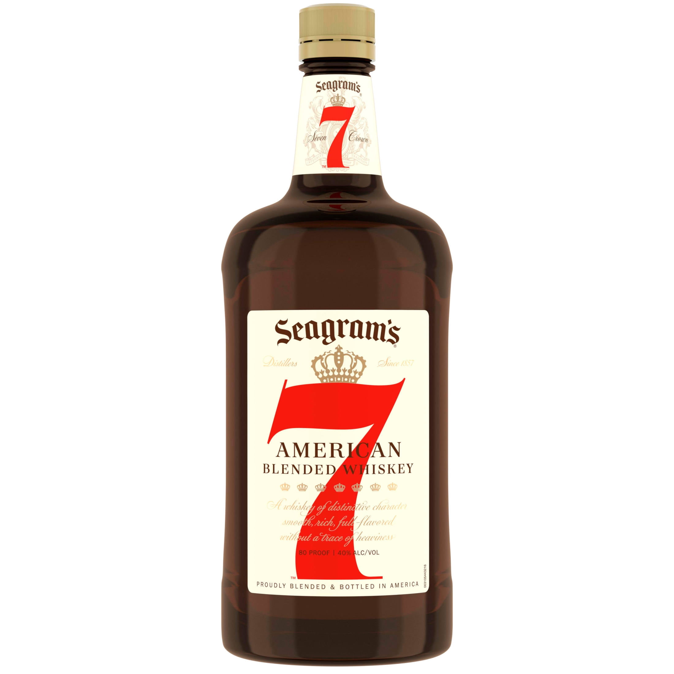 Seagram's, Whiskey, 1.75 L, American Blended, 40% ABV - Walmart.com