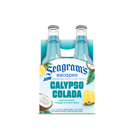 Seagram's Escapes Calypso Colada, Flavored Malt Beverage, 4 pack, 11.2 fl oz
