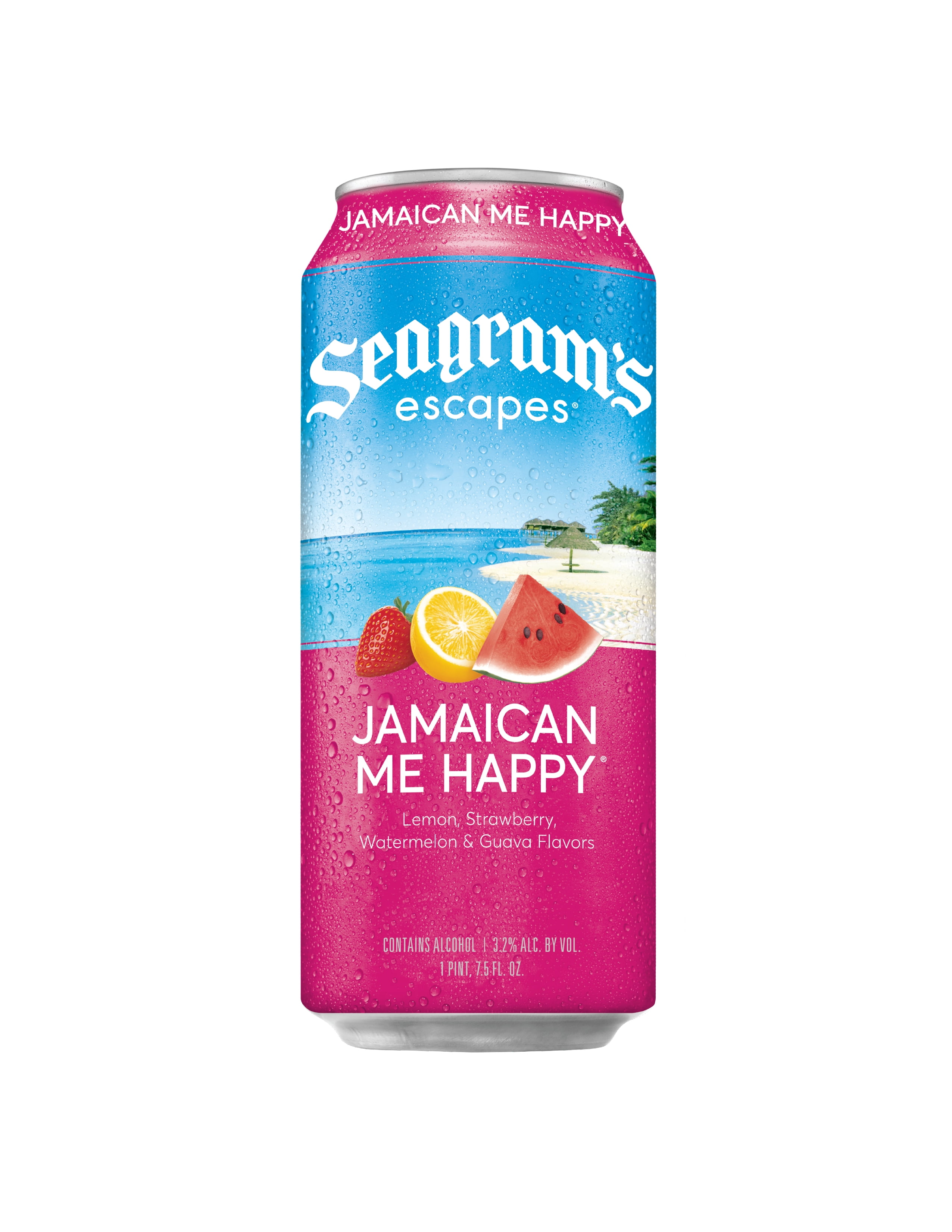 Seagram's Escapes Jamaican Me Happy, Flavored Malt Beverage, 23.5 fl oz Can