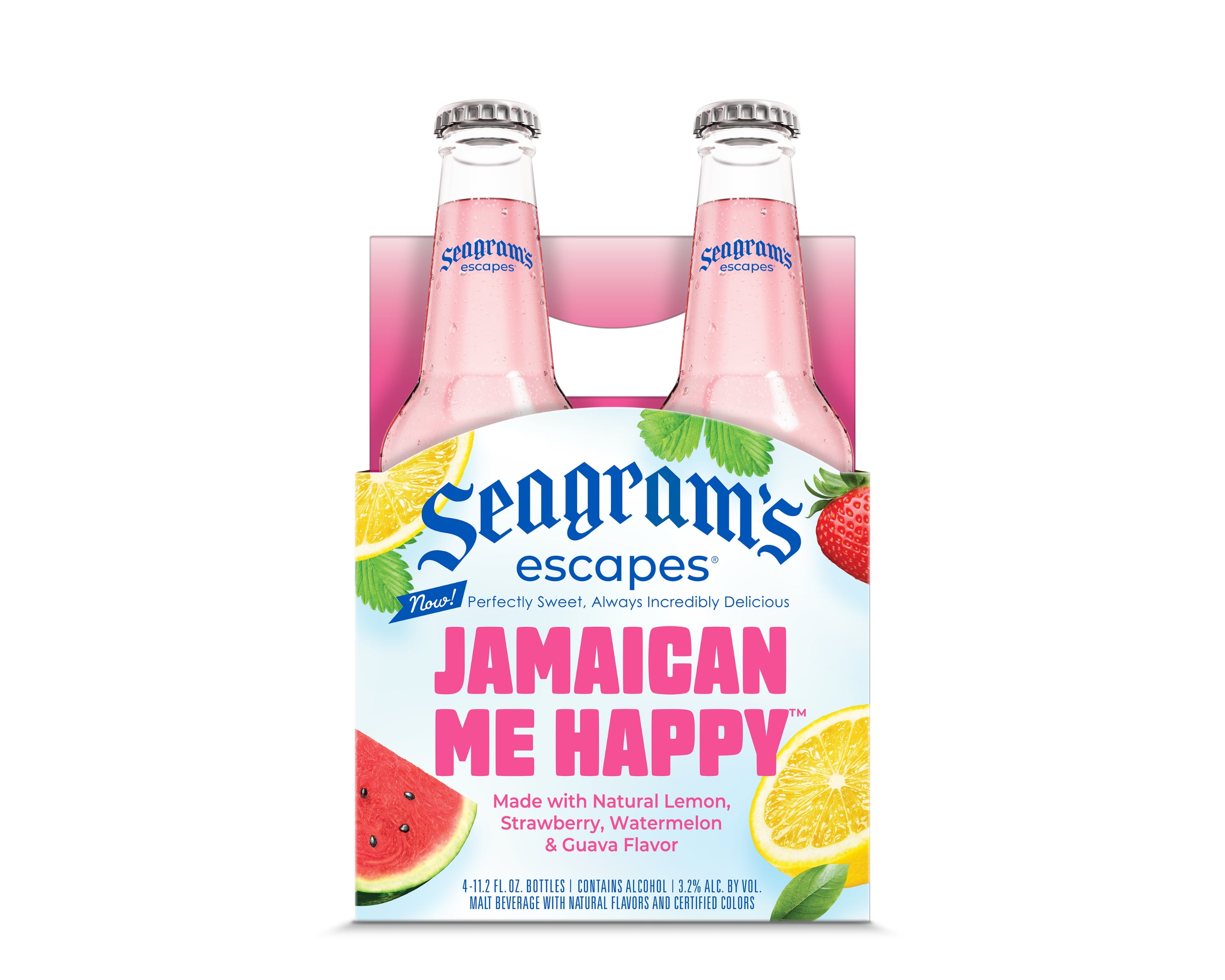 Seagram's Escapes Jamaican Me Happy Flavored Malt Beverage, 4 Pack, 11.2 fl oz