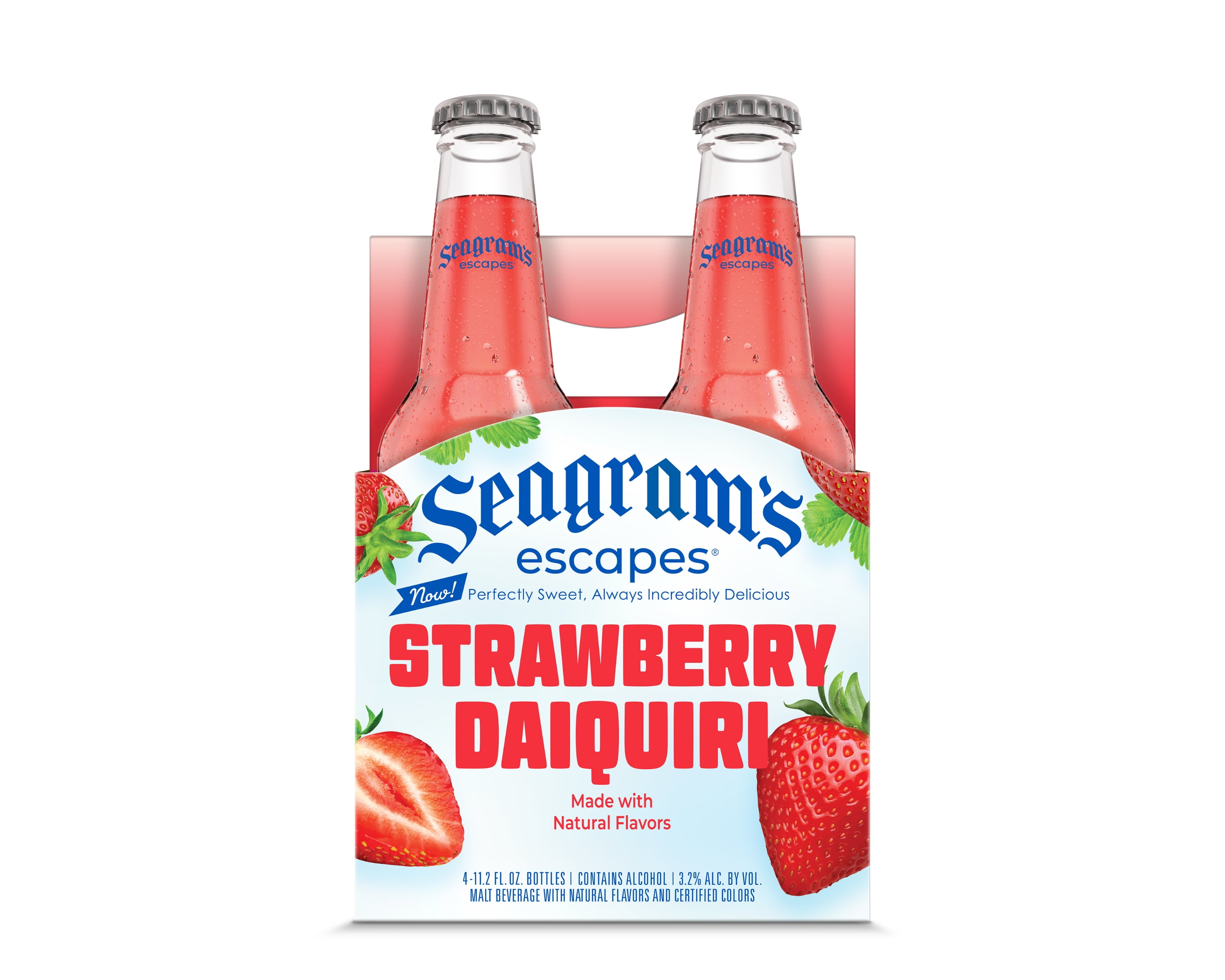 Seagram's Escapes Strawberry Daiquiri Flavored Malt Beverage - 4 pack /11.2 fl oz