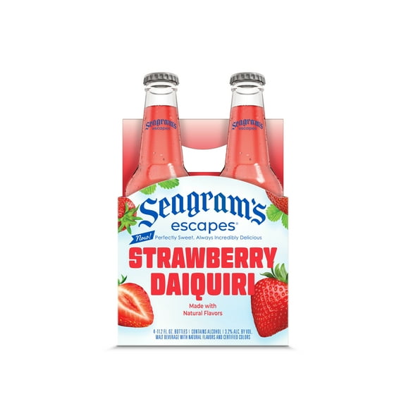 Seagram's Escapes Strawberry Daiquiri Flavored Malt Beverage - 4 pack /11.2 fl oz
