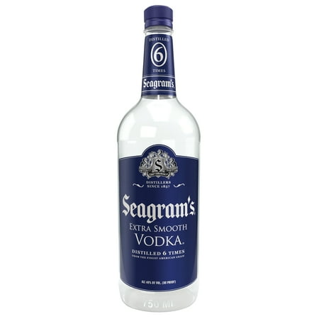 Seagram's Extra Smooth Vodka, 750 ml Bottle, 40% ABV