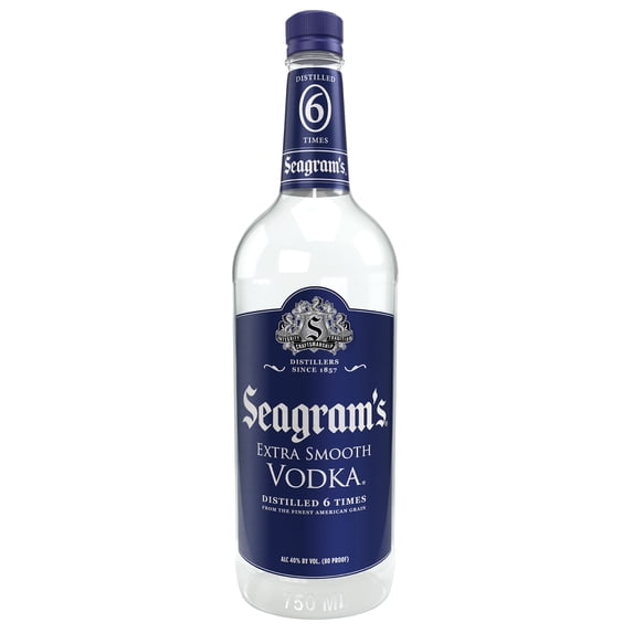 Seagram's Extra Smooth Vodka, 750 ml Bottle, 40% ABV