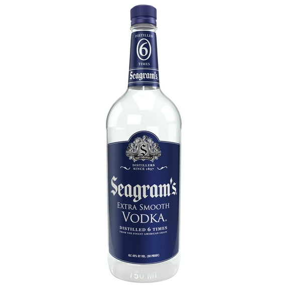 Seagram's Extra Smooth Vodka, 750 ml Bottle, 40% ABV