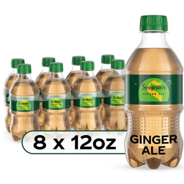 Seagrams Ginger Ale Soda Pop, 12 fl oz, 8 Pack Bottles