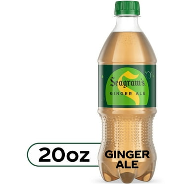 Seagrams Ginger Ale Soda Pop, 20 fl oz Bottle