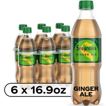 Seagrams Ginger Soda Pop, 16.9 fl oz, 6 Pack Bottles