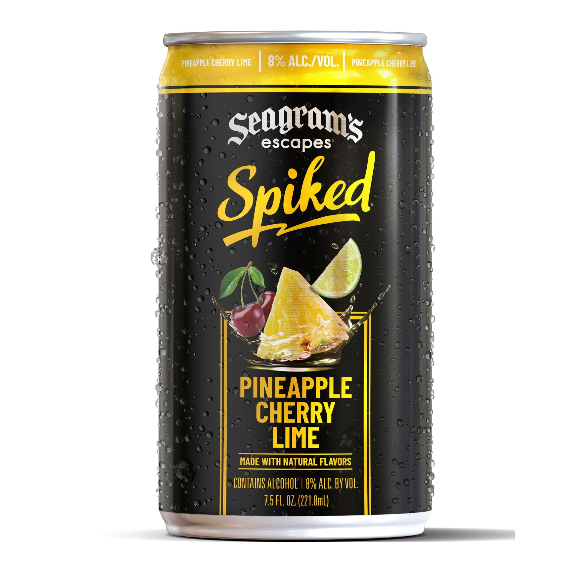 Seagrams Spiked Pin Cherry Lime 7.5c