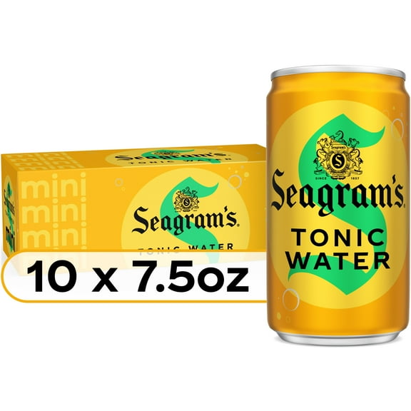 Seagrams Tonic Fridge Pack Cans, 7.5 fl oz, 10 Pack
