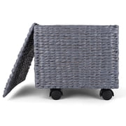 Seagrass Rolling File Cabinet Grey - Letter