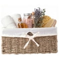 thumbnail image 1 of Seagrass Shelf Basket Lined with White Lining, 1 of 7