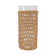 thumbnail image 1 of Seagrass Vase Glass Wicker Flower Vase Basket Rustic Farmhouse Bud Vase for Home Living Room Bedroom, 1 of 6